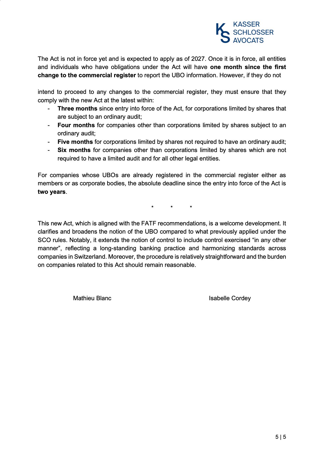 New Obligations on Legal Entity Transparency and Beneficial Ownership: Who Is Affected?
